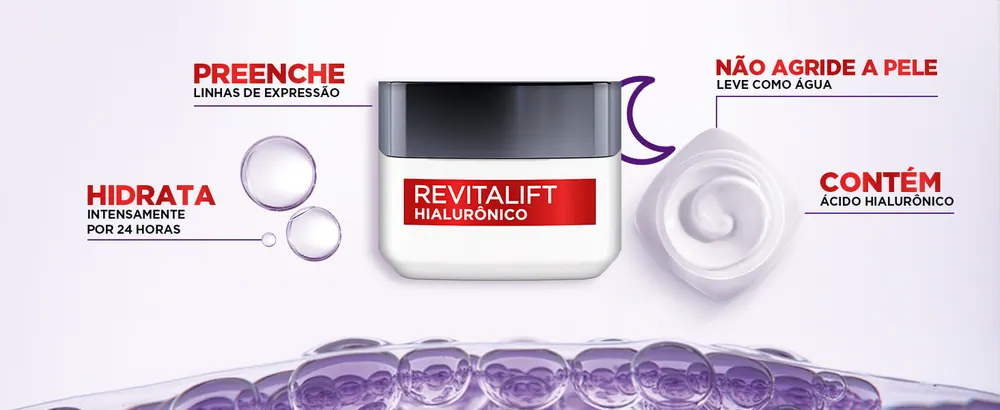 Creme Noturno Revitalift Hialurônico