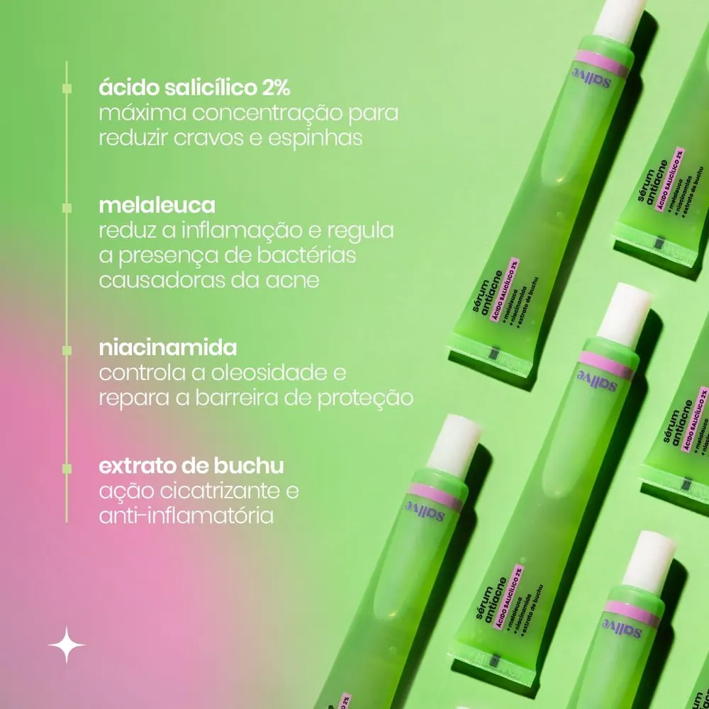 Sallve Sérum Antiacne com Ácido Salicílico 2% 35g