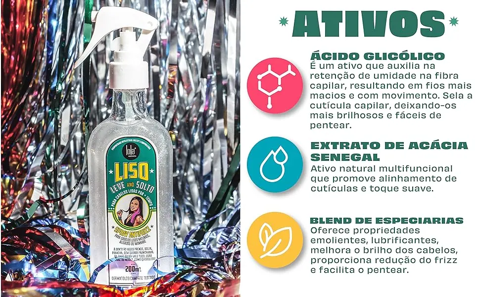 Liso, Leve and Solto Lola Cosmetics
