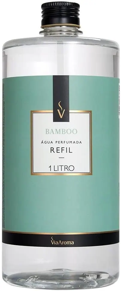 Via Aroma Refil Água Perfumada para Tecidos Bamboo 1L
