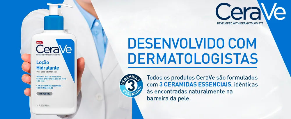 CeraVe Loção Hidratante Corporal com Textura Fluida e Ácido Hialurônico - detalhe 1