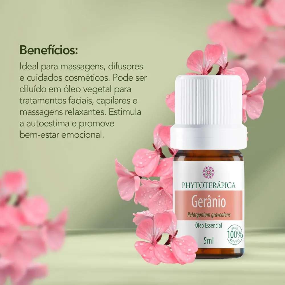 Phytoterápica Óleo Essencial de Gerânio 5ml
