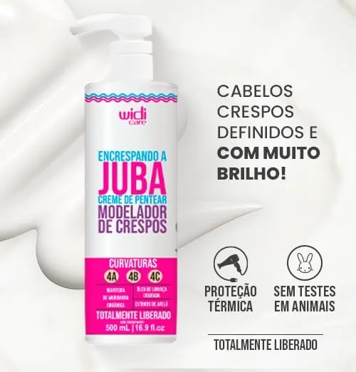 Widi Care Creme de Pentear Encrespando a Juba 500ml