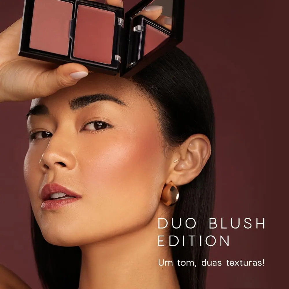 Océane Edition Duo Blush Cremoso e em Pó Rosy Paint (Nude) 10,2g
