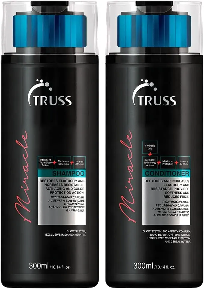 Kit Truss Miracle - Shampoo 300ml + Condicionador 300ml