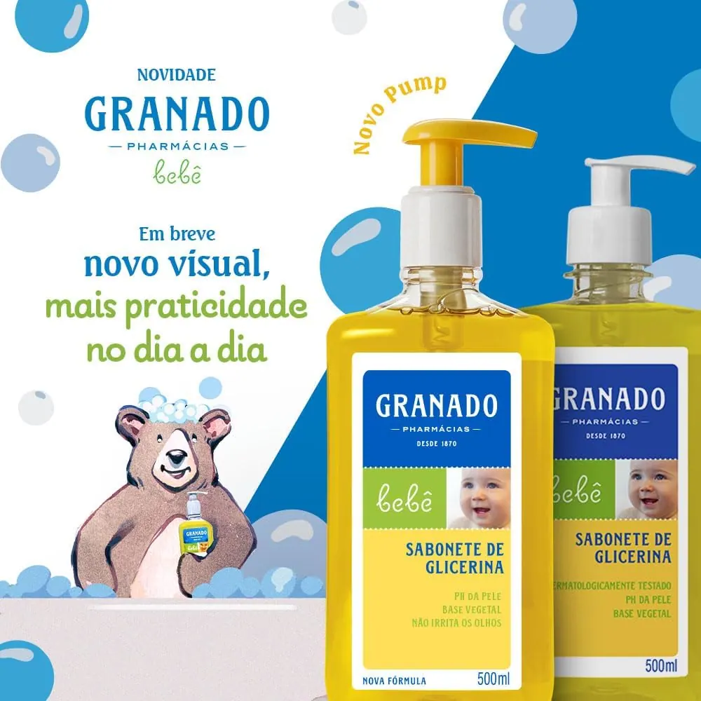 Granado Bebê Sabonete Líquido Tradicional 500ml