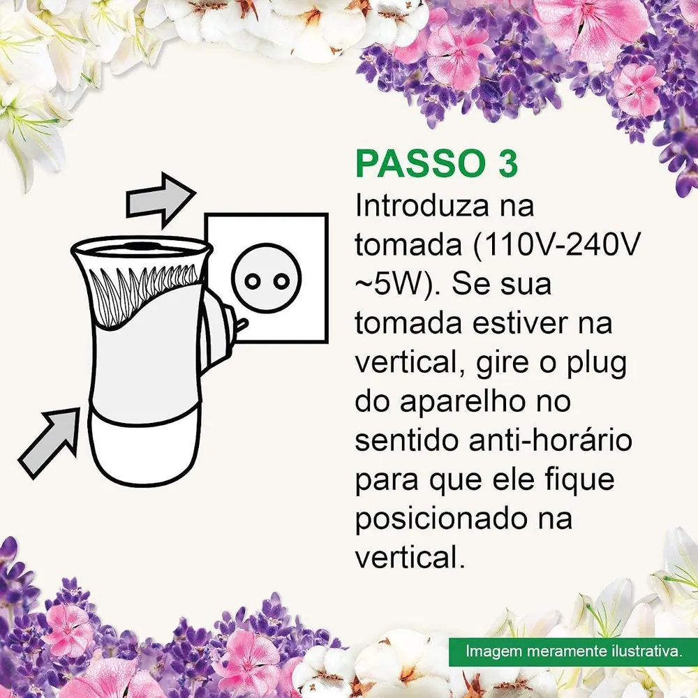 Bom Ar Difusor Elétrico Lavanda e Gerânio - Aparelho + Refil 16ml