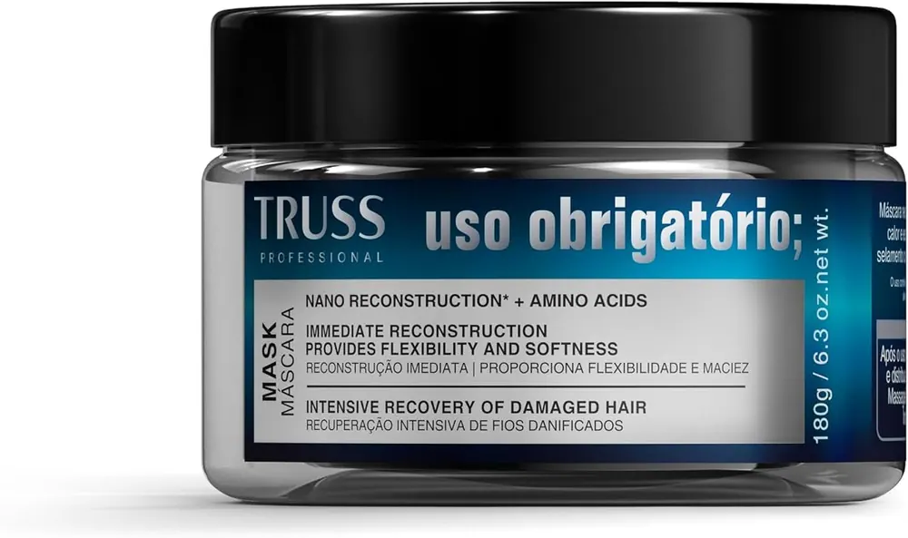 Truss Uso Obrigatório Máscara Reconstrutora 180g