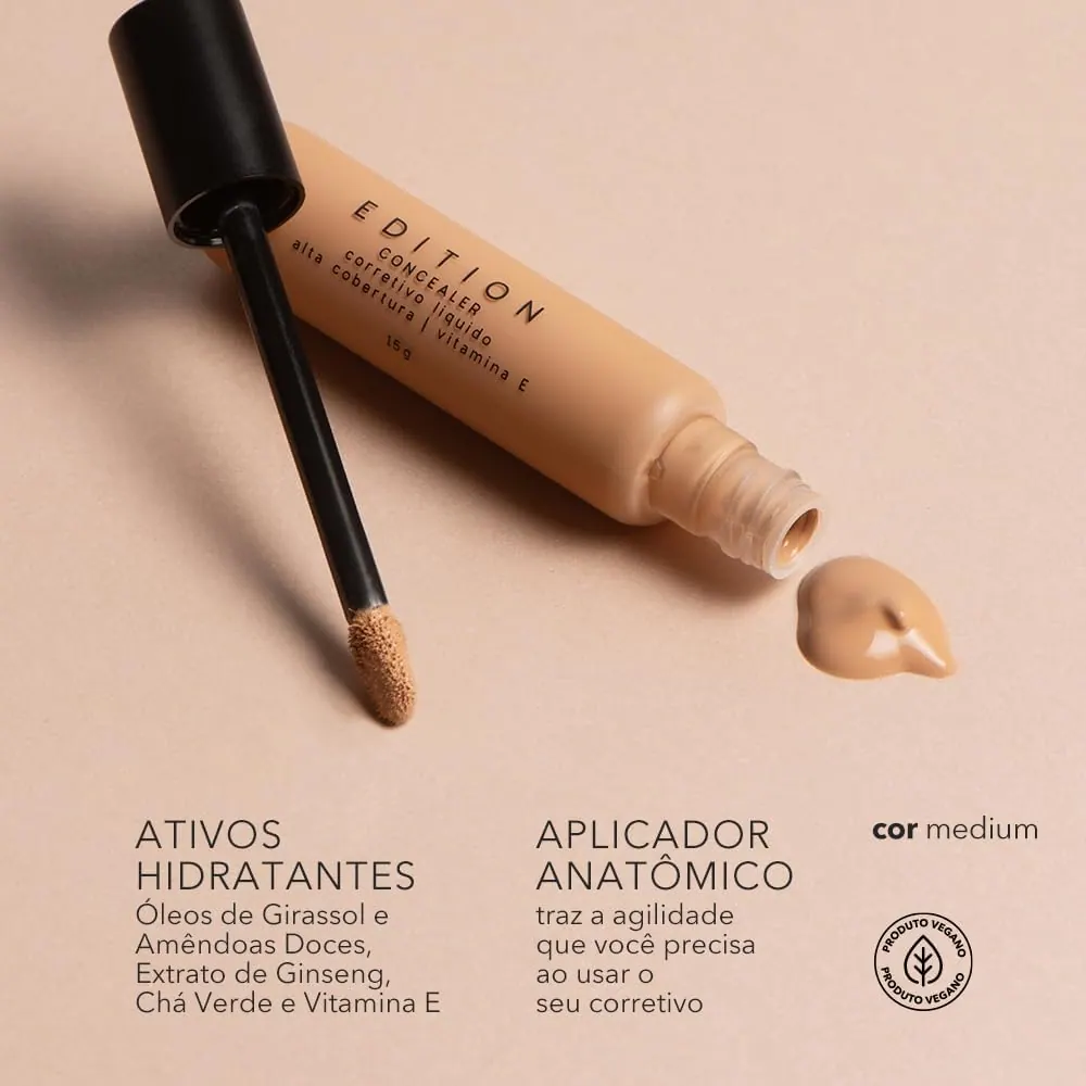 Océane Edition Corretivo Líquido Concealer Medium 15g
