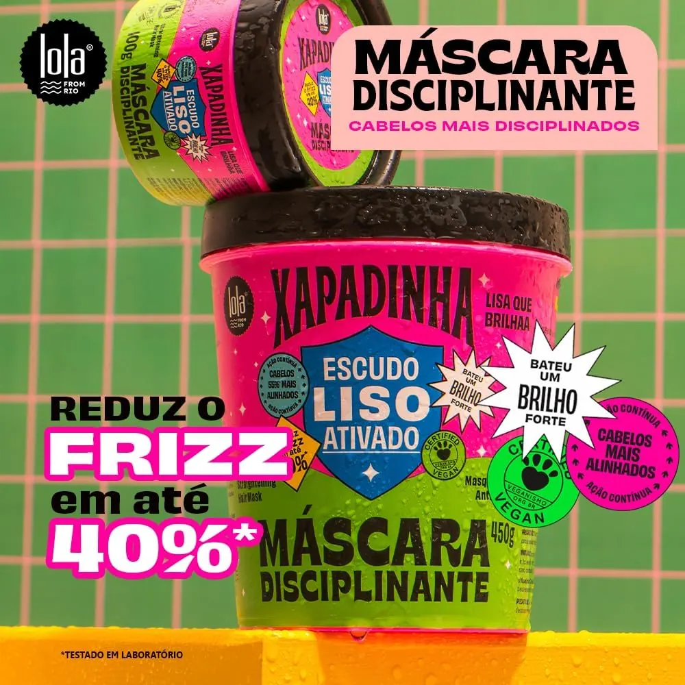 Lola Cosmetics Xapadinha Máscara Capilar Disciplinante 450g