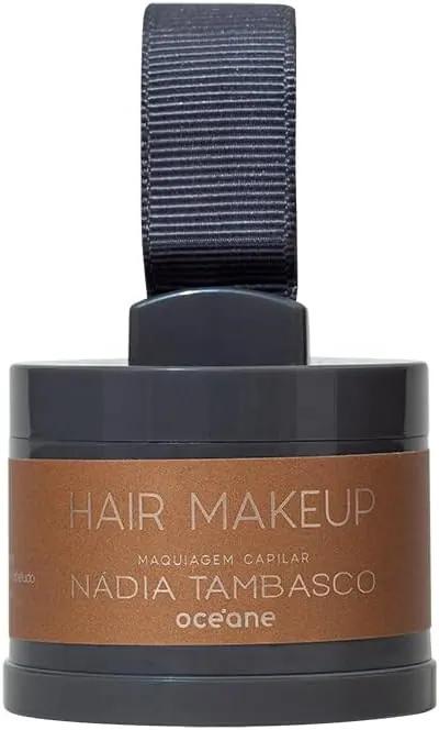 Océane Maquiagem Capilar Hair Makeup Nádia Tambasco Castanho Claro 4g