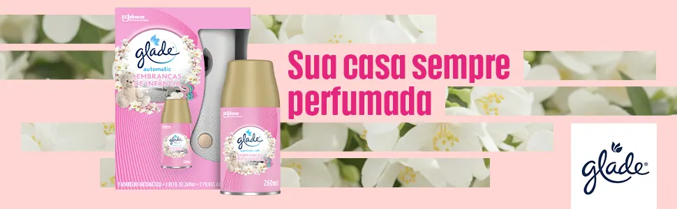 Glade Aromatizador Automático Lembranças de Infância - Kit 2 Refis 260ml - detalhe 1
