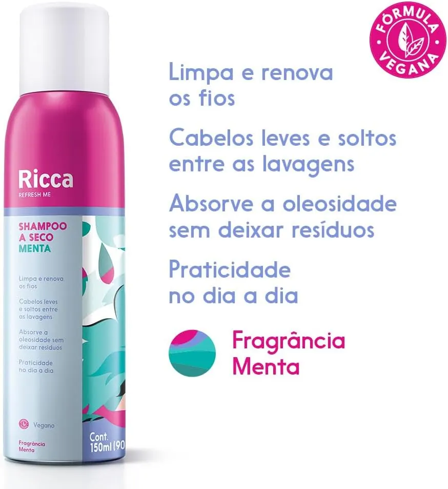 Ricca Shampoo a Seco Menta 150ml