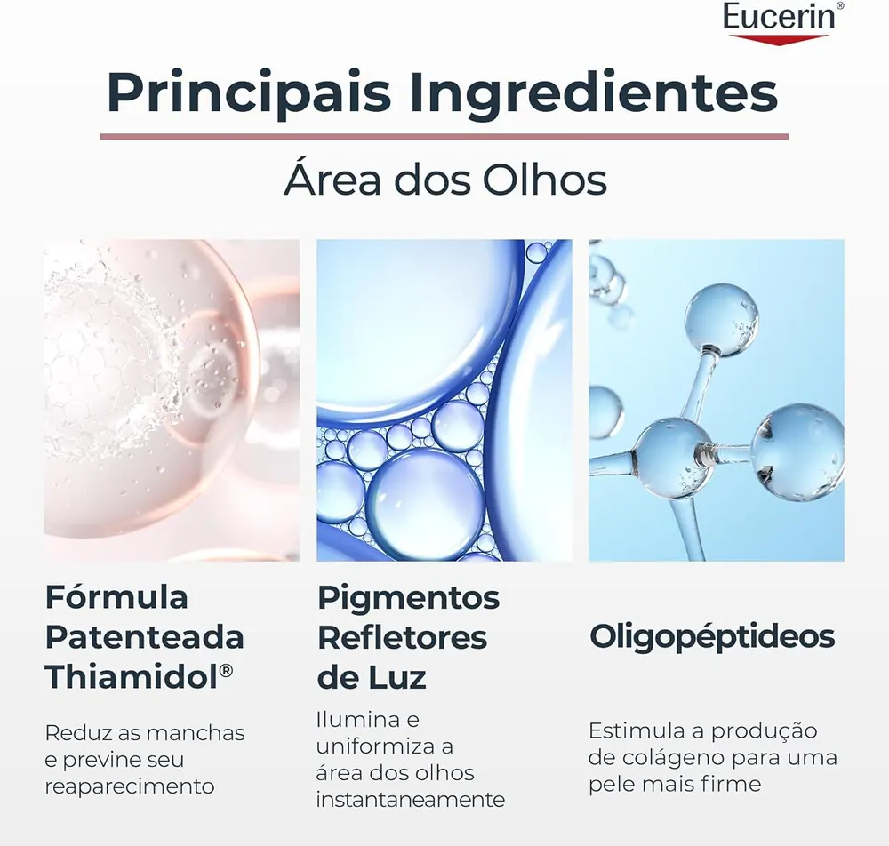 Eucerin Anti-Pigment Creme Área dos Olhos Clareador de Olheiras 15ml