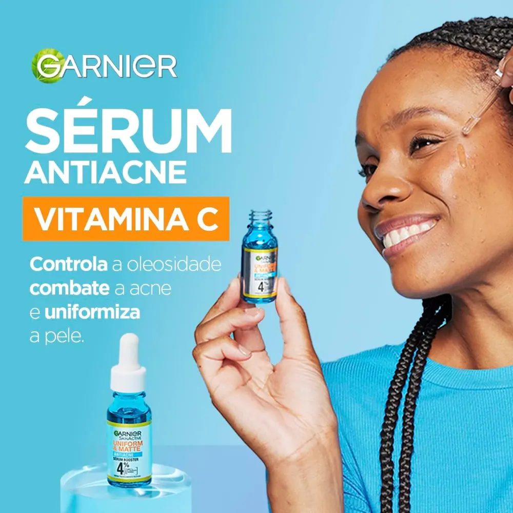 Garnier Uniform & Matte Sérum Facial Antiacne 15ml