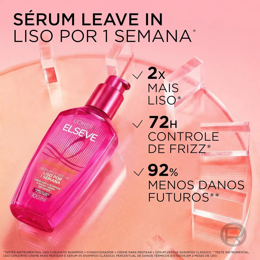 L'Oréal Paris Elseve Sérum Leave-in Liso dos Sonhos 100ml