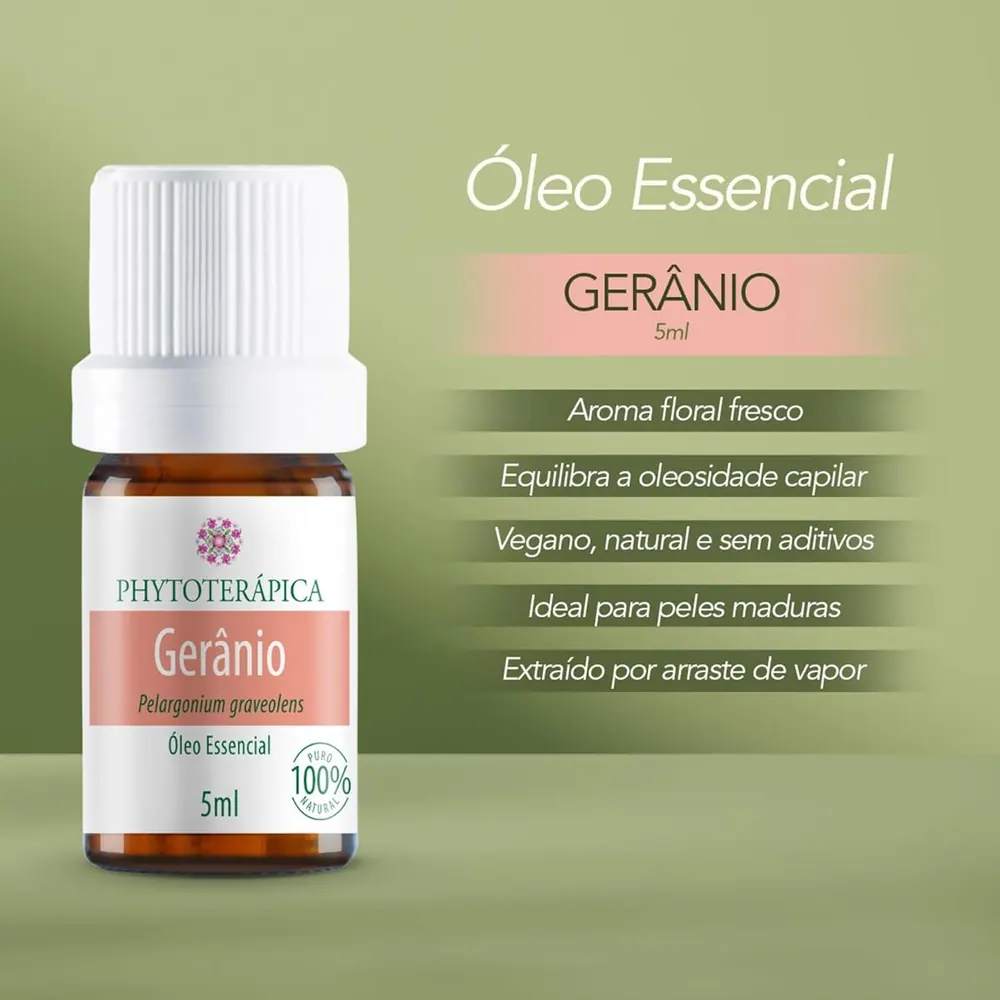 Phytoterápica Óleo Essencial de Gerânio 5ml