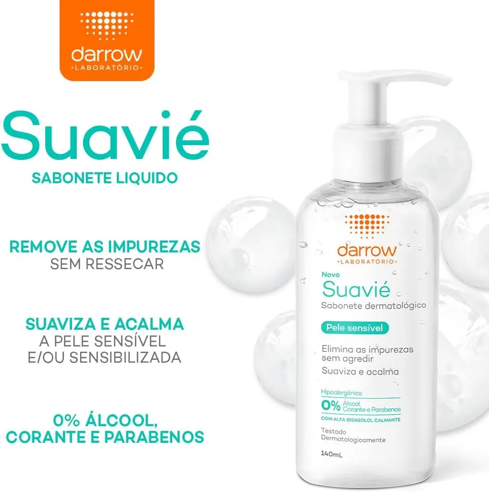 Darrow Suavié Sabonete Líquido para Pele Sensível 140ml