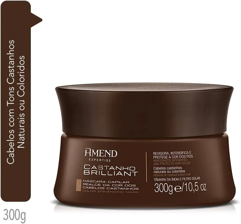 Amend Expertise Máscara Realce da Cor Castanho Brilliant 300g