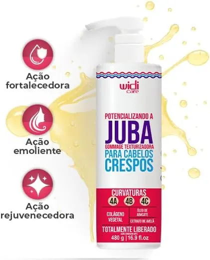 Widi Care Potencializando a Juba Gommage Texturizadora 480g