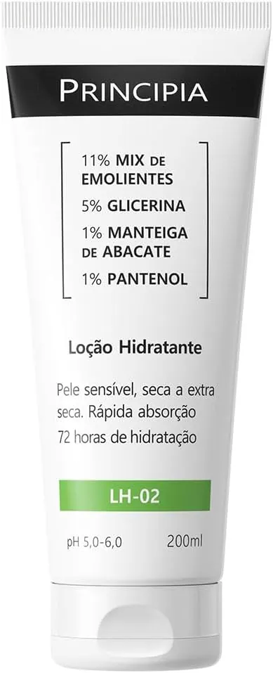 Principia Loção Hidratante Corporal LH-02 200ml - Manteiga de Abacate + Pantenol