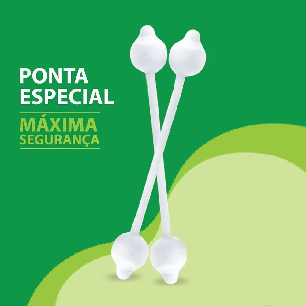 Bellacotton Hastes Flexíveis Baby - Kit 2 Pacotes com 50 unidades (100 hastes)