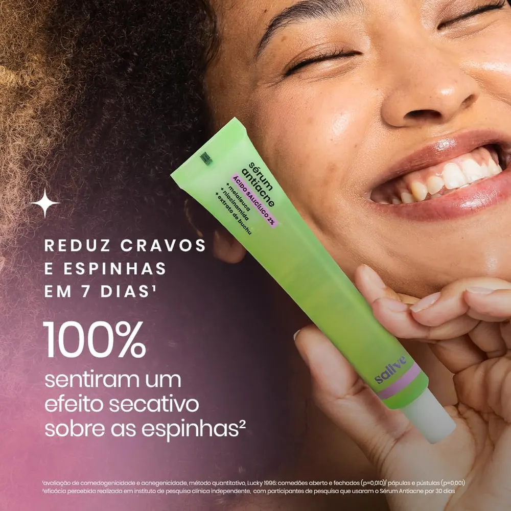 Sallve Sérum Antiacne com Ácido Salicílico 2% 35g