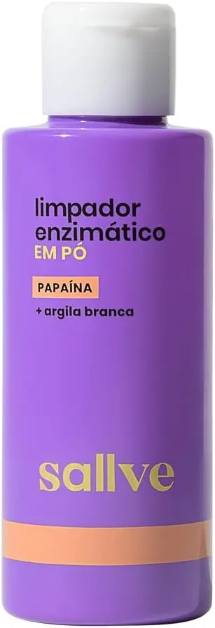 Sallve Limpador Enzimático em Pó com Papaína 30g