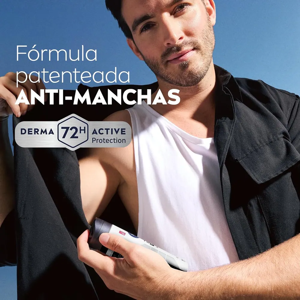 NIVEA Men Desodorante Aerosol Black & White Invisible Original - Kit 2 x 150ml