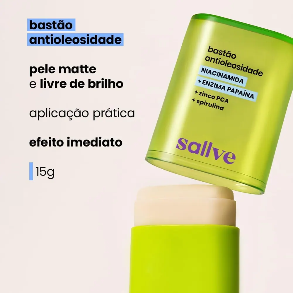 Sallve Bastão Antioleosidade com Niacinamida 15g