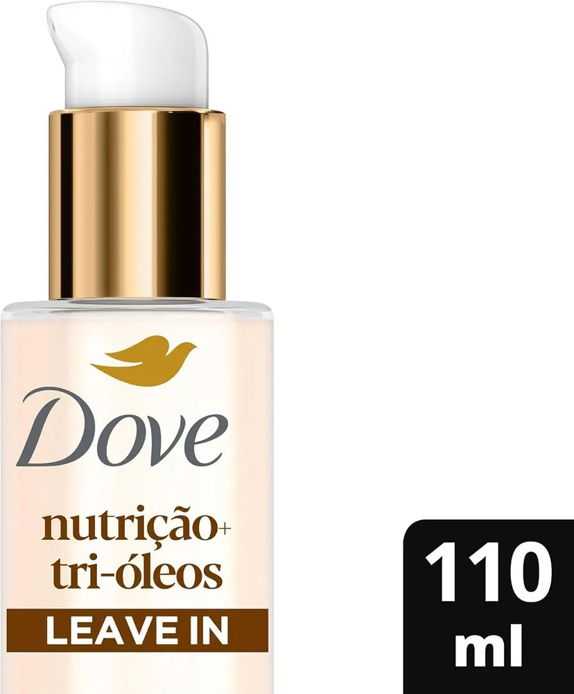 Dove Leave-In Nutrição + Tri-Óleos 110ml Pump