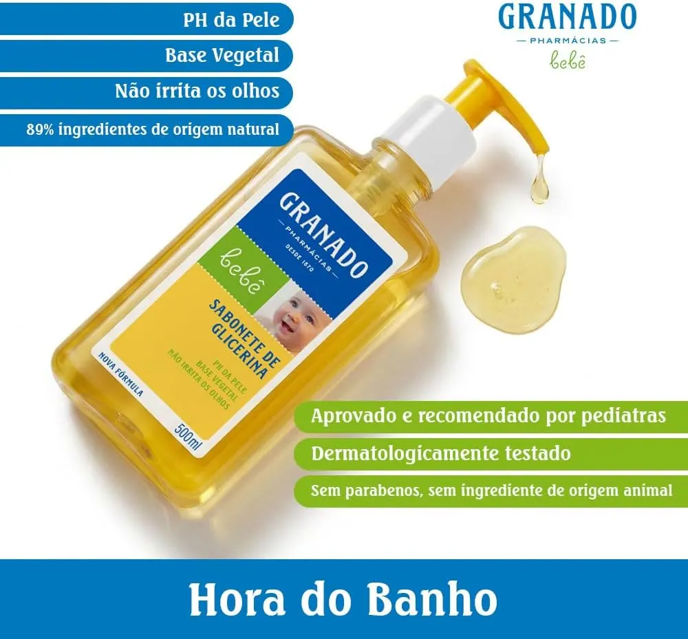 Granado Bebê Sabonete Líquido Tradicional 500ml