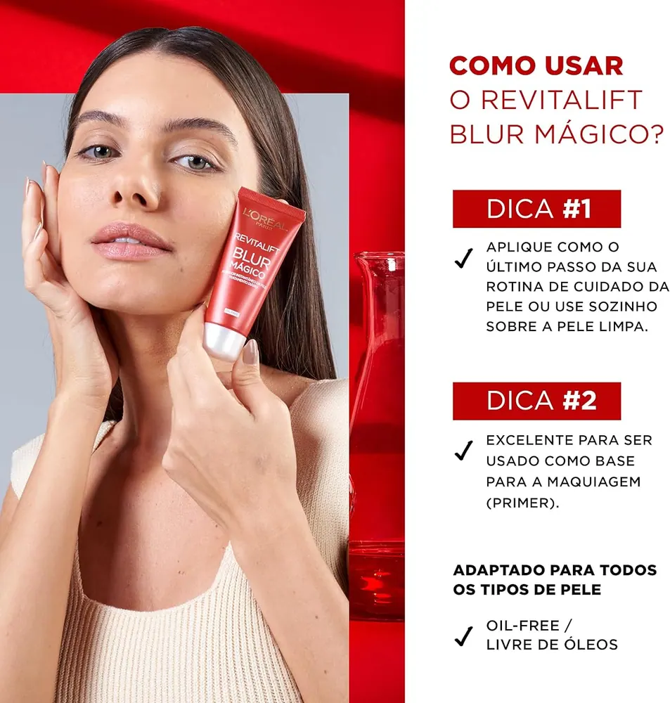 L'Oréal Paris Revitalift Blur Mágico Primer Facial 27g