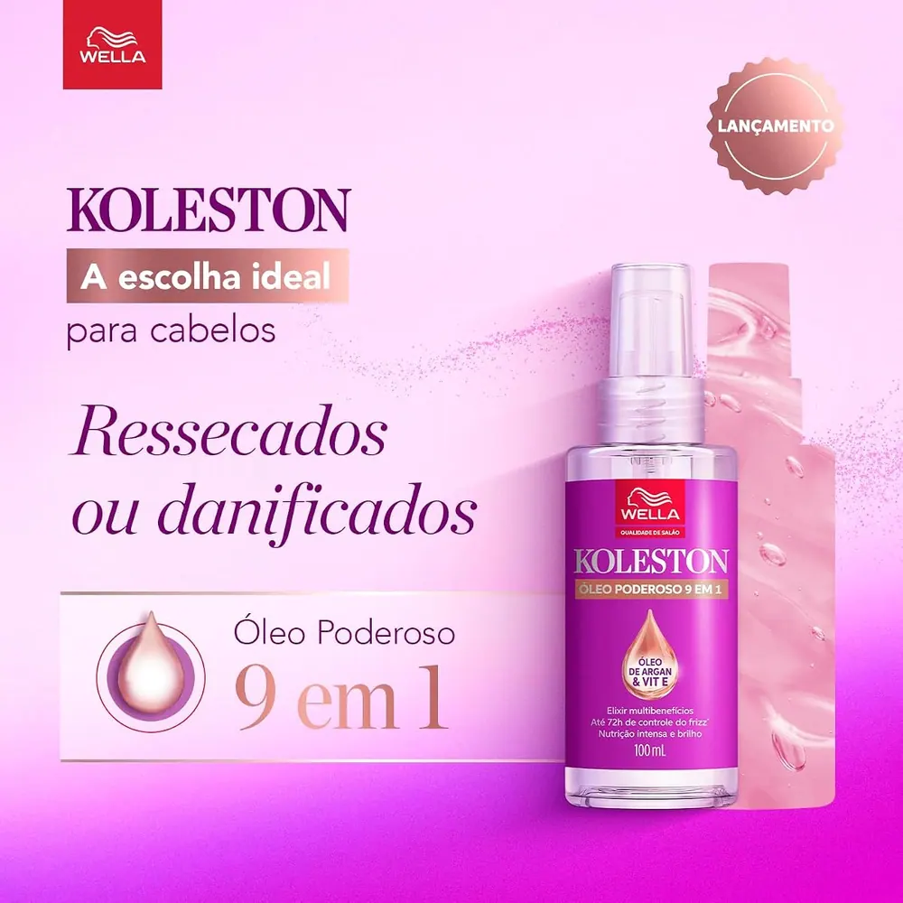 Koleston Óleo Capilar Poderoso 9 em 1 100ml