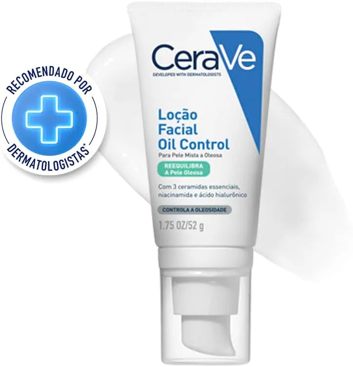 CeraVe Oil Control Loção Facial Hidratante para Pele Oleosa 52g