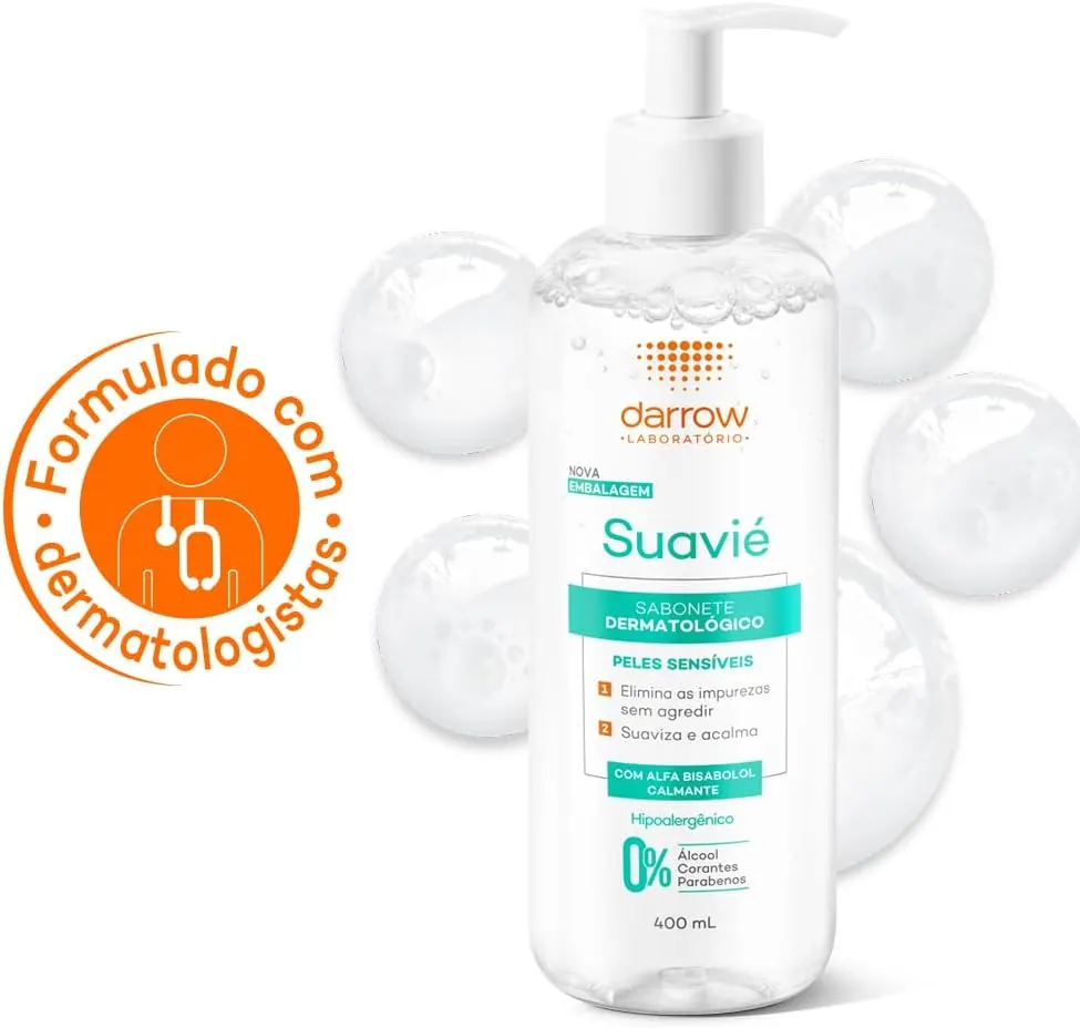 Darrow Suavié Sabonete Líquido Pele Sensível 400ml