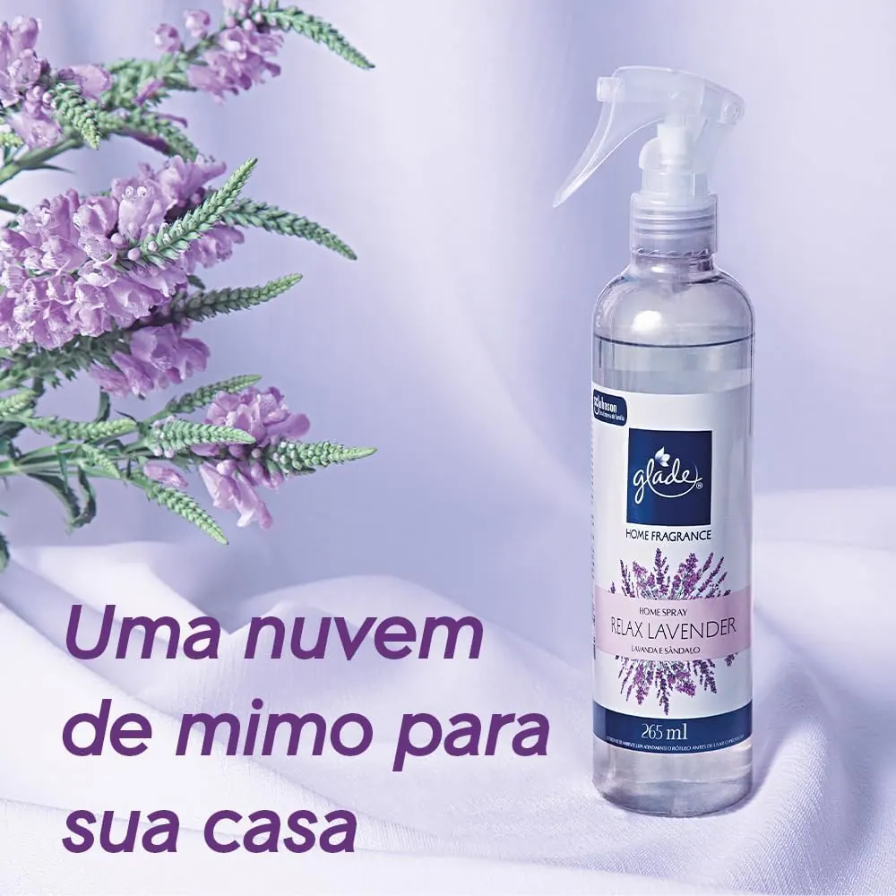 Glade Home Spray Relax Lavender e Sândalo 265ml