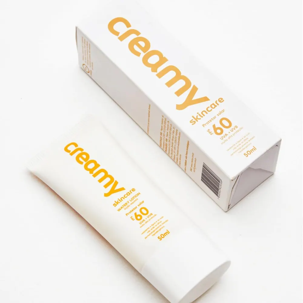 Creamy Skincare Protetor Solar FPS 60 Watery Lotion 50g