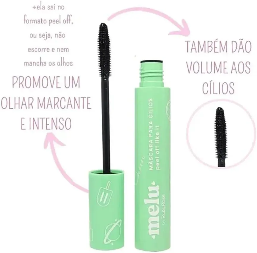 Ruby Rose Melu Máscara para Cílios Peel Off Like It Preta