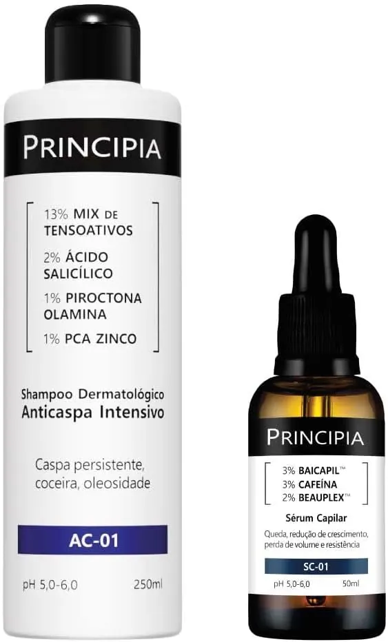Principia Kit Shampoo Anticaspa AC-01 + Sérum Capilar SC-01