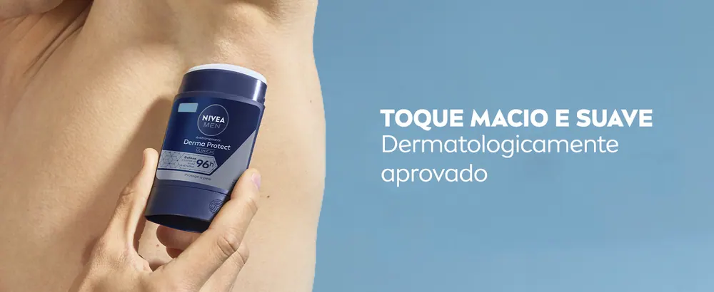 Dermatologicamente aprovado, toque macio