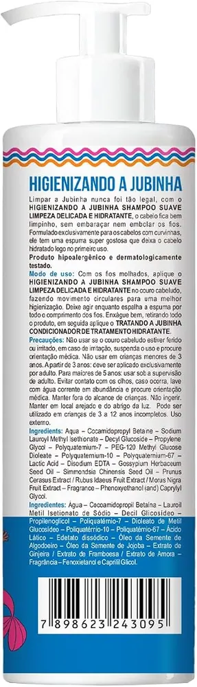 Widi Care Shampoo Jubinha Limpeza Delicada e Hidratante 300ml