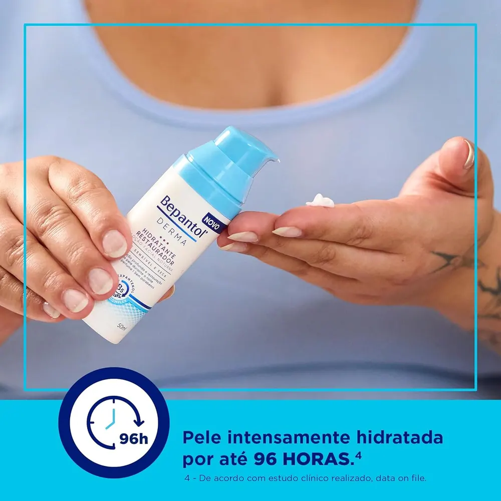 Bepantol Derma Hidratante Facial Noturno Restaurador 50ml