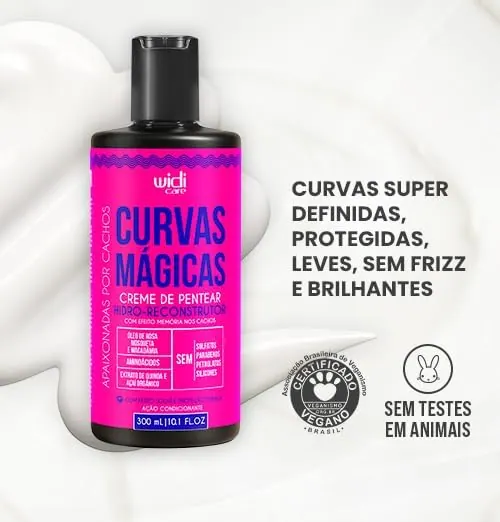 Widi Care Creme de Pentear Hidro-Reconstrutor Curvas Mágicas 300ml