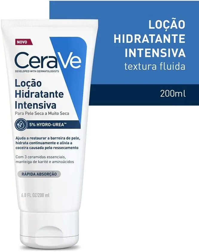 CeraVe Loção Hidratante Intensiva com Ureia Sem Perfume 200ml