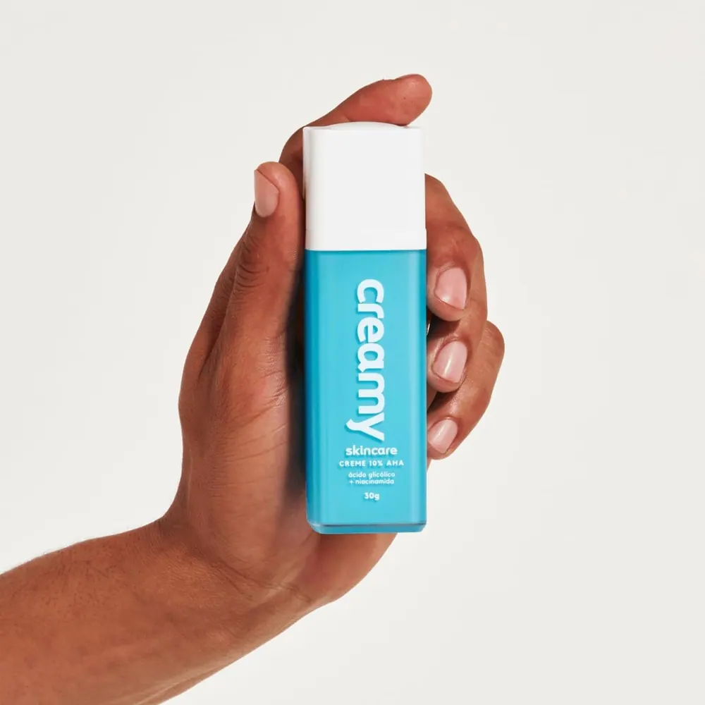 Creamy Skincare Ácido Glicólico 10% Creme Facial Noturno 30g