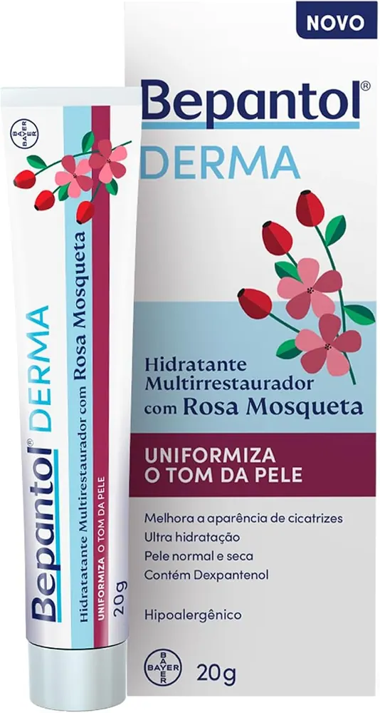 Bepantol Derma Rosa Mosqueta Hidratante Multirrestaurador 20g