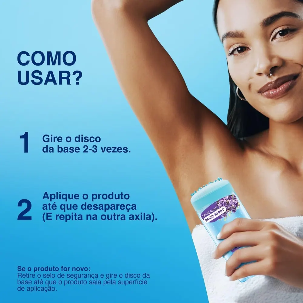 Secret Desodorante Antitranspirante em Gel Lavanda 73g
