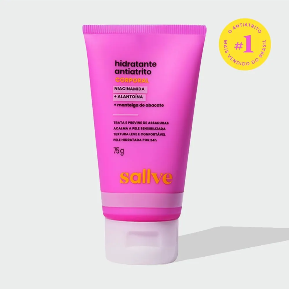 Sallve Hidratante Antiatrito com Niacinamida e Alantoína 75g