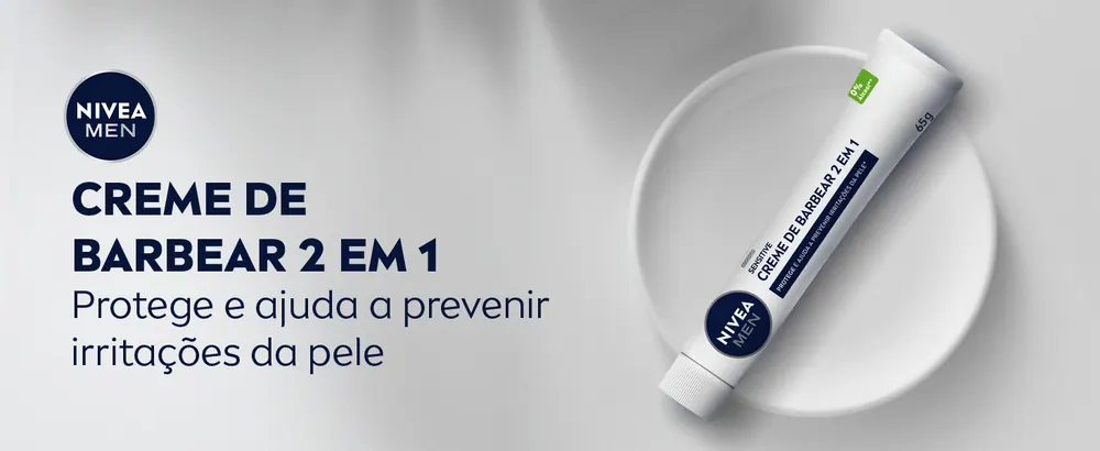 NIVEA MEN Creme de Barbear Sensitive 2 em 1